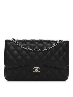 Chanel Caviar Quilted Jumbo Double Flap #295693C90B